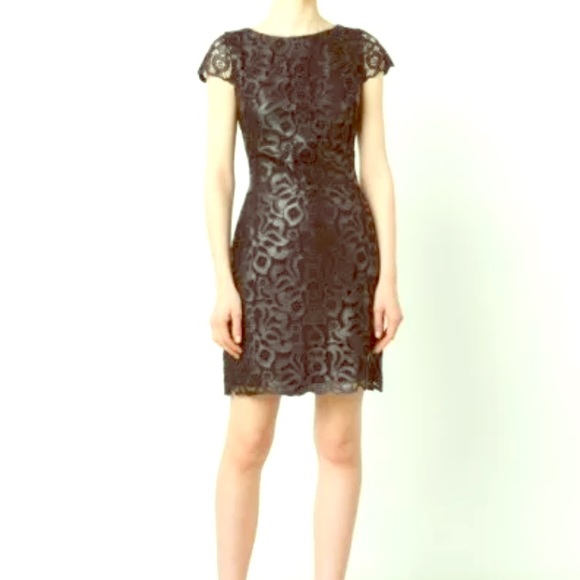 Alice+Olivia Penni Faux Leather Dress Size 10